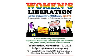Women's Liberation at the University of Michigan, 1968-72