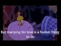 Thumbelina - Marry the Mole lyrics 