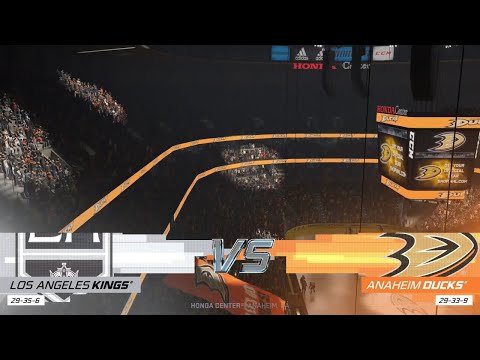 NHL 21 Full Match - Los Angeles Kings vs Anaheim Ducks - Simulation