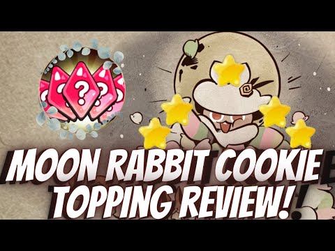 YouTube video about: What toppings to put on moon rabbit cookie?