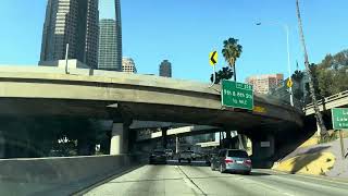 [4K] Driving past Downtown | Los Angeles, USA