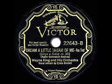 1931 HITS ARCHIVE: Dream A Little Dream Of Me - Wayne King (Ernie Burchill, vocal)