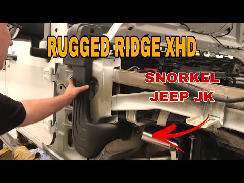 Rugged Ridge Jeep JKU Snorkel Installation