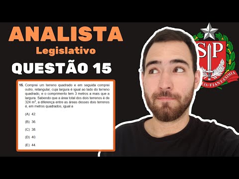 QUESTÃO 15 | ANALISTA LEGISLATIVO | CONCURSO ALESP 2022 RACIOCÍNIO LÓGICO MATEMÁTICO - Comprei um