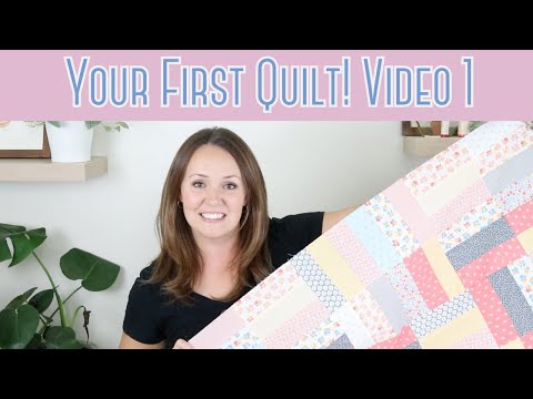 Beginner Quilting Series #1 Jelly Roll Quilt