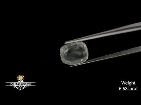 White Sapphire 6.68ct. (Super Premium) video