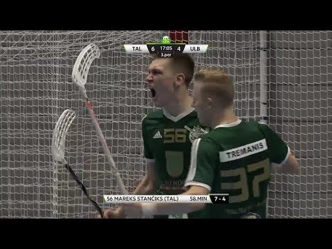 ELVI florbola līga:  Talsu NSS/Krauzers - Betsafe/Ulbroka (11.02.2018)