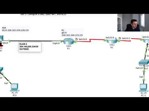 Configuring an ASA Firewall on Cisco Packet Tracer - Part One