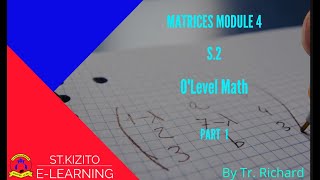 ST KIZITO SS BUGOLOBI 10 MATRICES MODULE 4