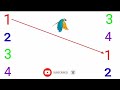 1 2 3 Numbers Shapes Match The Numbers One Two Three Kindergarten ABCD Learning And Colouring