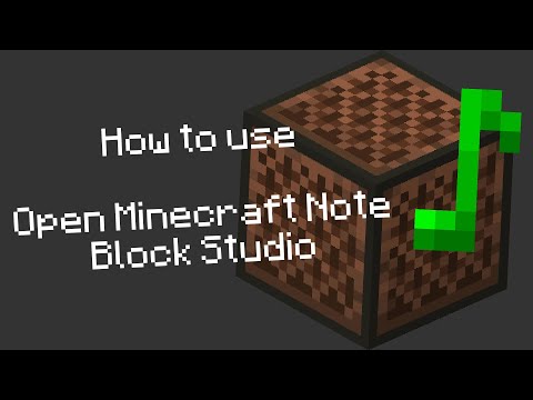 How to Use Open Minecraft Note Block Studio Tutorial