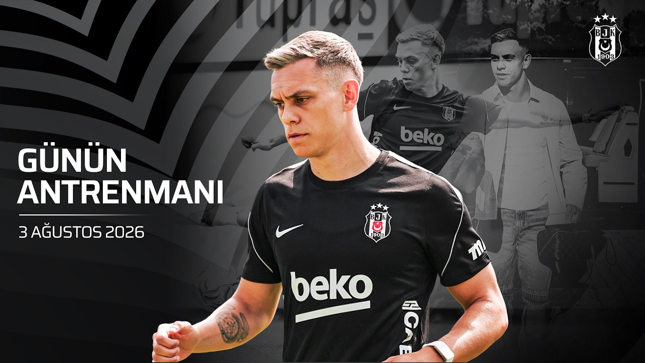 Leandro Trossard'ın Beşiktaş'taki İlk Antrenmanı