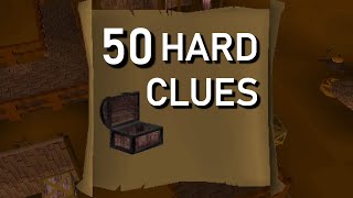 Loot From 50 Hard Clues | 2004scape