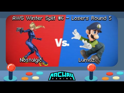 AWG Winter Split #7 Losers Round 5 - Nostalgic (Zero Suit Samus) vs TE Lumaz (Luigi, Donkey Kong)