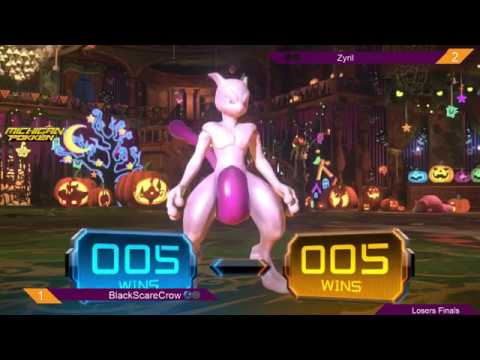 BlackScareCrow (Garchomp/Shadow Mewtwo/Mewtwo) Vs Zyril (Charizard) - Pokken at HSL - 3-16-18