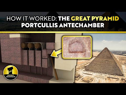 Ancient Technology: Great Pyramid Portcullis Antechamber EXPLAINED | Ancient Architects