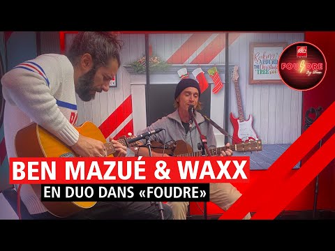 Ben Mazué et Waxx interprètent "Traverser l'hiver" en live dans Foudre