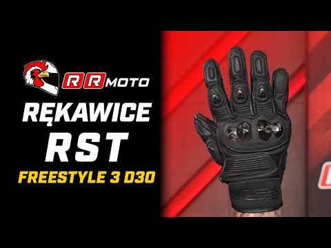 RST FREESTYLE 3 D3O - rękawice motocyklowe | sportowy charakter i miejska funkcjonalność