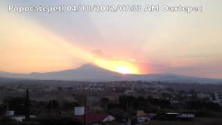 preview picture of video 'Popocatepetl Oaxtepec Morelos'