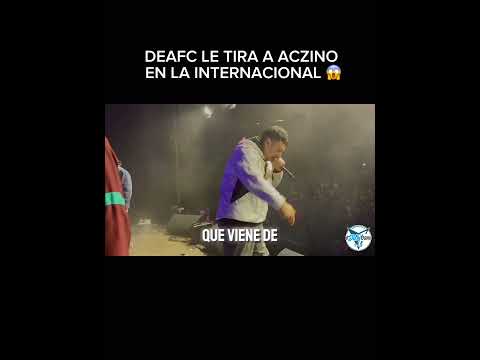 DEAFC SIN PELOS EN LA LENGUA! #freestyle #aczino