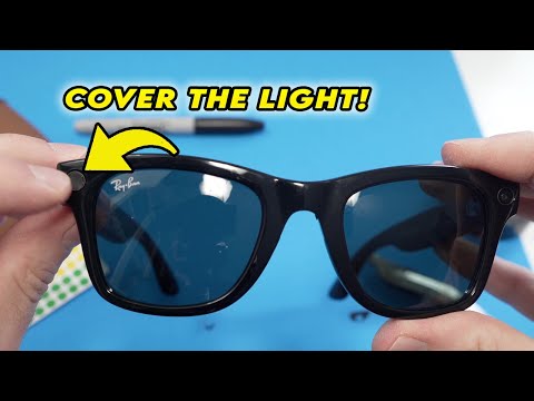 How to Cover / Block the LED Light of Your Ray-Ban Meta Smart Glasses