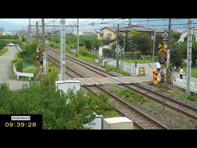 JR中央本線 熊野権現踏切（春日居町～石和温泉）