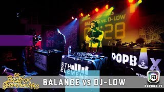 Balance vs DJ-Low | Loopstation Final | 2017 UK Beatbox Championships