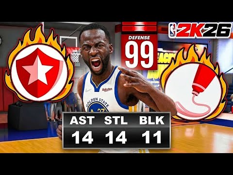 "DPOY" DRAYMOND GREEN BUILD is a MENACE in the RANDOM REC on NBA 2K26