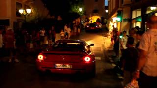 preview picture of video 'Lamborghini Diablo and F355 Berlinetta leaving Port-Grimaud, France. (1080p HD)'