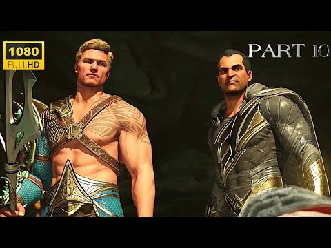 Injustice 2 Walkthrough Gameplay Part 10 - Chapter 10: Three Kings (Aquaman & Black Adam) PC Full HD