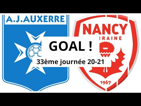 AJ Auxerre - Nancy [0-(1)] GOAL 3' (Aurelien Scheidler) 33ème journée 2020/21