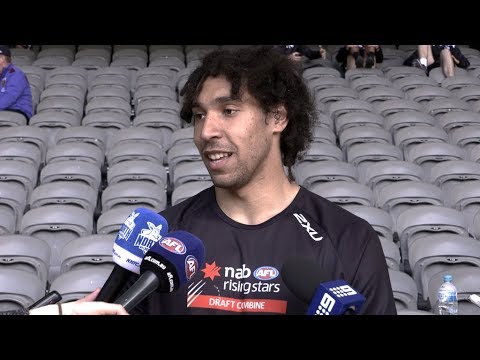 2017 NAB AFL Draft Combine - Aiden Bonar media conference