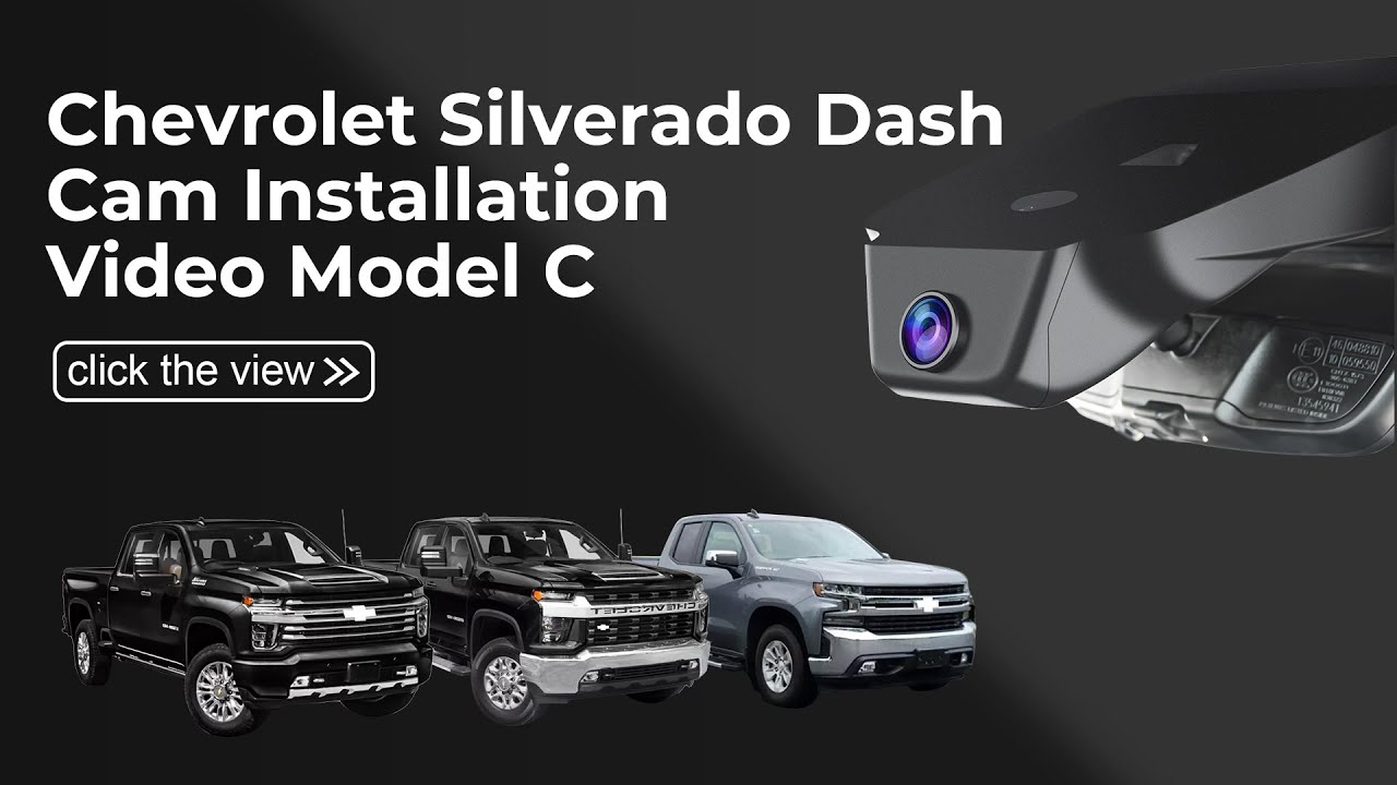  Dash Cam 018I(Model C) 4th Chevrolet Silverado Gen5 1500 2022-2026,Gen5 2500 HD/3500 HD 2024-2026