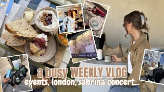 WEEKLY VLOG 👠 | a busy week...Cleo London, Devil Wears Prada, Events, Sabrina Carpenter, Thorpe Park