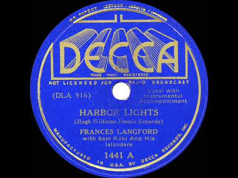 1937 HITS ARCHIVE: Harbor Lights - Frances Langford