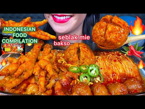 BEST OF STELLA ASMR INDONESIAN FOOD COMPILATION PART 1 MUKBANG MASSIVE Eating Sounds