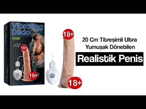 Dildo Series 20 Cm Titreşimli Ultra Yumuşak Dönebilen Realistik Penis