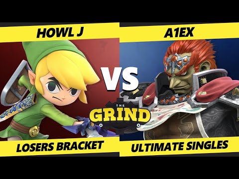 The Grind 125 Onine Losers Bracket - Howl_J (Toon Link) Vs. A1ex (Ganondorf) Smash Ultimate - SSBU