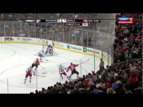 3:1 Goal Carl Hagelin (Rangers & Devils) NHL, December 20, 2011