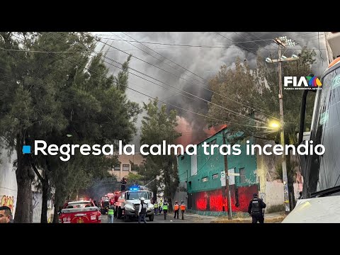 Tras incendio en San Pedro de los Pinos, vecinos comienzan a regresar a sus viviendas