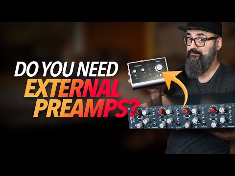 How to HOOK UP EXTERNAL PREAMPS to your INTERFACE