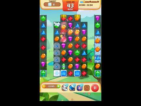 Jewel Match King Level 88 - Walkthrough ( No Booster )