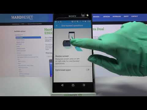 How to Use One Handed Mode in SONY Xperia C5 Ultra– Activate One Hand Mode