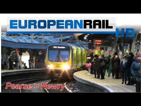Iarnród Éireann Irish Rail 29000 DMU 29013 + 29006 calls at Dublin Connolly