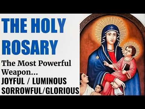 Holy Rosary Continuous Run - Joyful, Luminous, Sorrowful & Glorious Mysteries, Healing, Deliverance