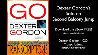 Dexter Gordon's Isolated Solo on "Second Balcony Jump"