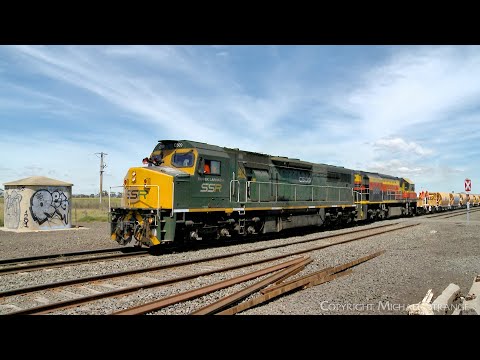 SSR / ARTC Ballast Train With C509 & BRM001  (2/12/2024) - PoathTV Australian Railways