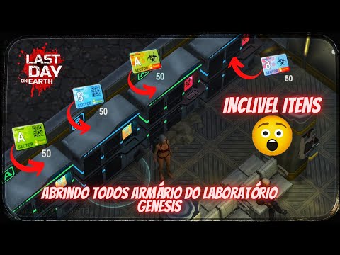 ABRINDO TODAS AS CAIXAS DO LABORATÓRIO - Last Day On Earth