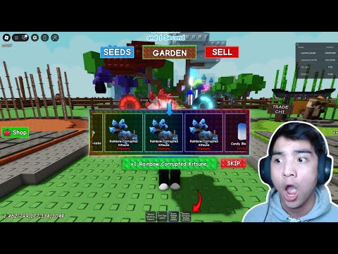 My Luckiest CORRUPTED UPDATE Day Ever in Grow a Garden..!