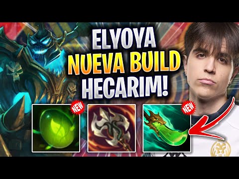 ELYOYA JUEGA UNA NUEVA BUILD DE HECARIM! - Elyoya Juega Hecarim Jungle vs Evelynn! | Preseason 2023